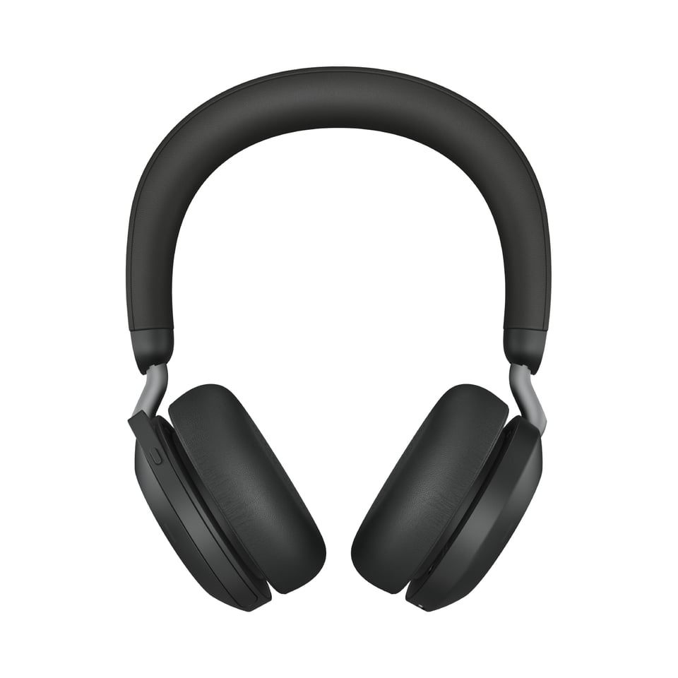 Jabra Evolve2 75 Headset Draadloos Hoofdband Kantoor/callcenter USB Type-C Bluetooth Oplaadhouder Zwart