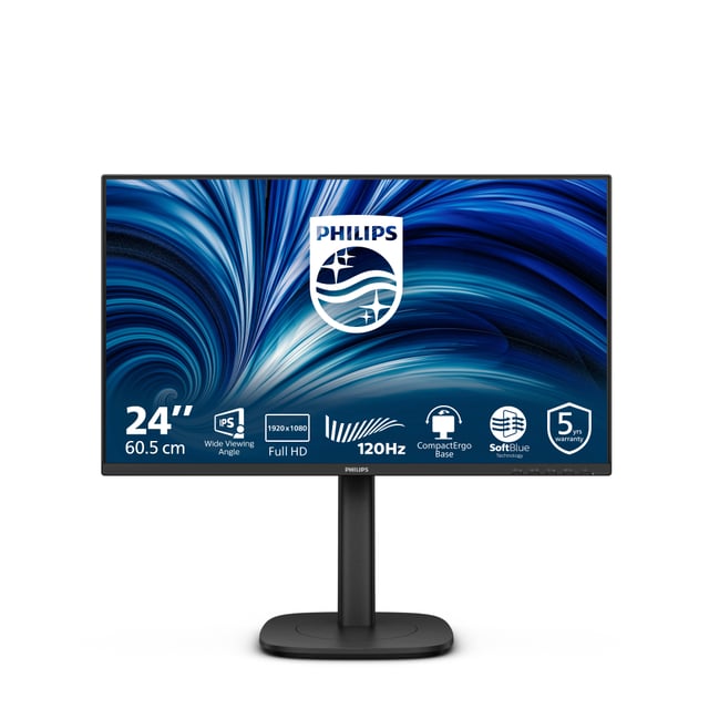Philips 3000 series 24B2N3200J/00 computer monitor 60,5 cm (23.8") 1920 x 1080 Pixels Full HD LCD Zwart