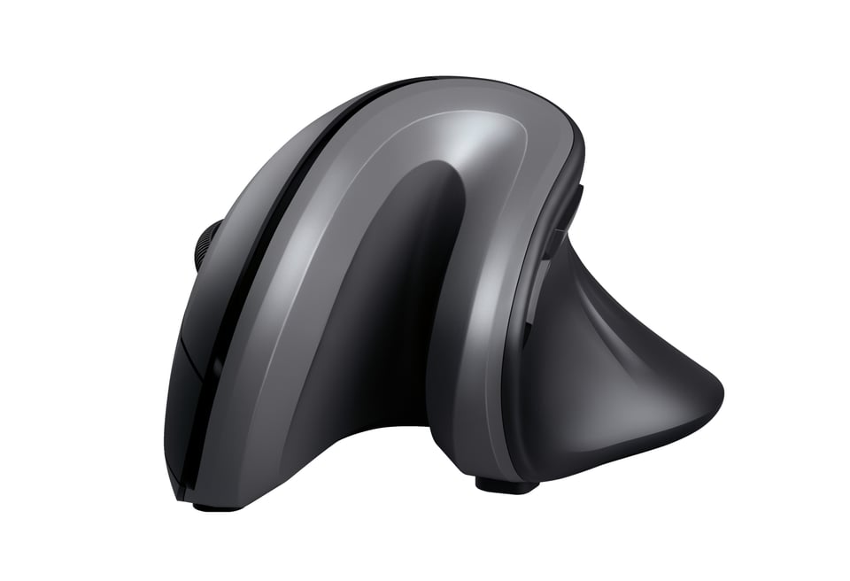 Trust Verro Ergonomische draadloze muis – ergonomische muis – draadloze muis – verticaal ontwerp – Rechtshandig – Zwart