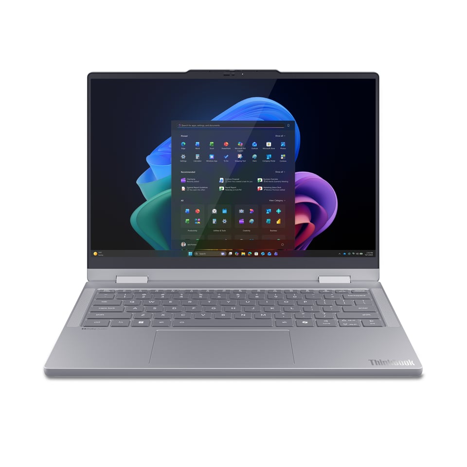 Lenovo ThinkBook 14 2-in-1 G6 IPL Copilot+ PC Intel Core Ultra 5 325 Hybride (2-in-1) 35,6 cm (14") Touchscreen WUXGA 16 GB DDR5-SDRAM 512 GB SSD Wi-Fi 7 (802.11be) Windows 11 Pro Grijs Engels