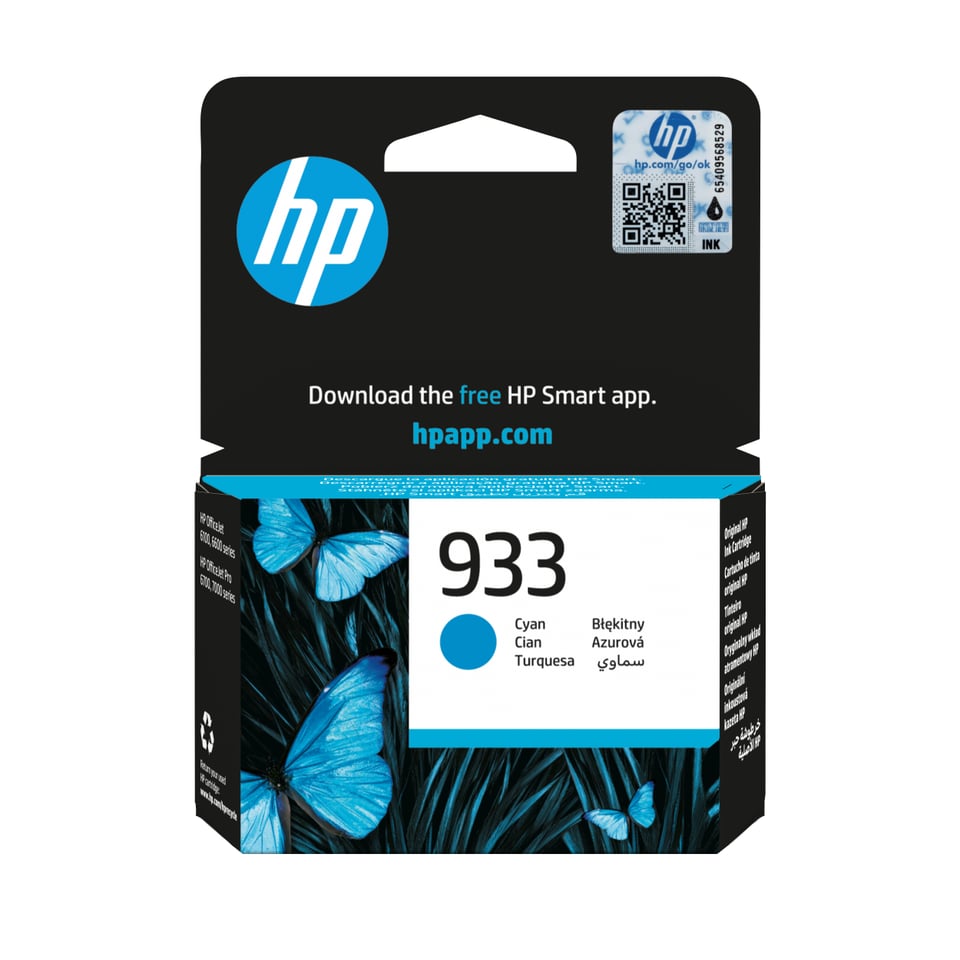 HP 933 originele cyaan inktcartridge