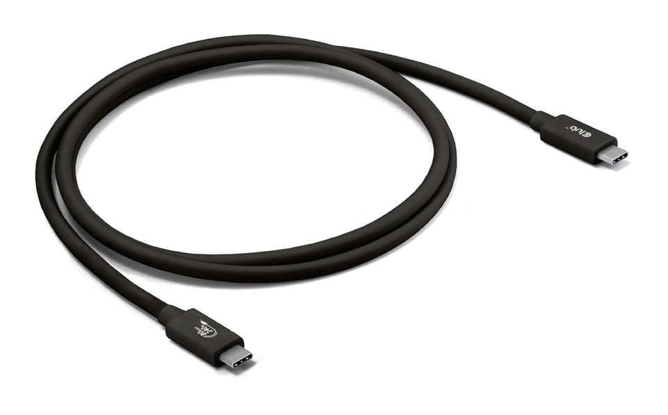 CLUB3D USB 80Gbps Certified 240W 8K240Hz Type-C® 1.2m / 3.94ft Black Cable