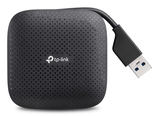 TP-Link UH400 interface hub USB 3.2 Gen 1 (3.1 Gen 1) Type-A 5000 Mbit/s Zwart