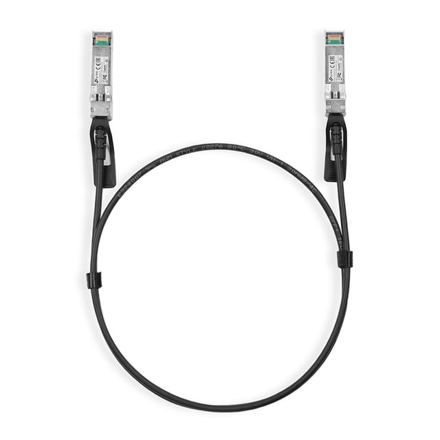 TP-Link Omada TL-SM5220-1M InfiniBand en Glasvezelkabel SFP+ DAC Zwart