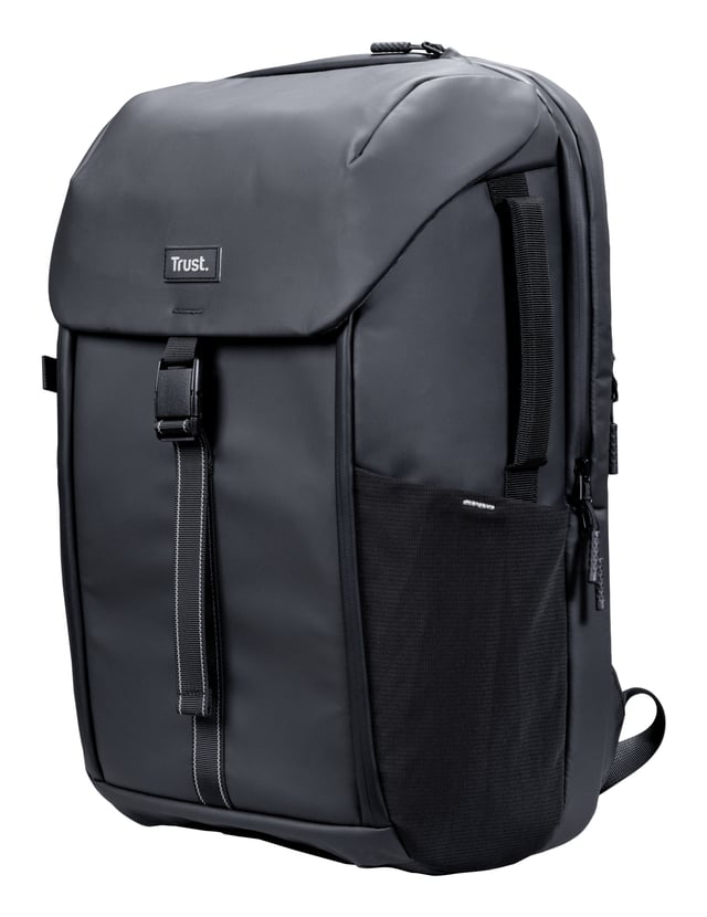 Trust Jersey Travel Backpack 17 inch - Laptoprugzak 25L – Waterbestendig – Voor laptops tot 17 inch – Grijs