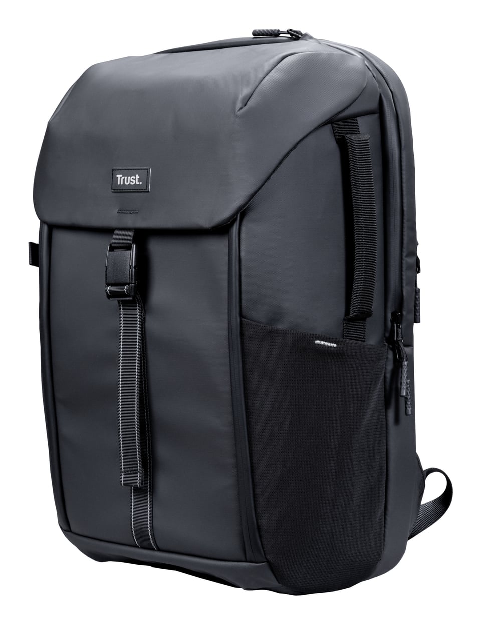 Trust Jersey Travel Backpack 17 inch - Laptoprugzak 25L – Waterbestendig – Voor laptops tot 17 inch – Grijs