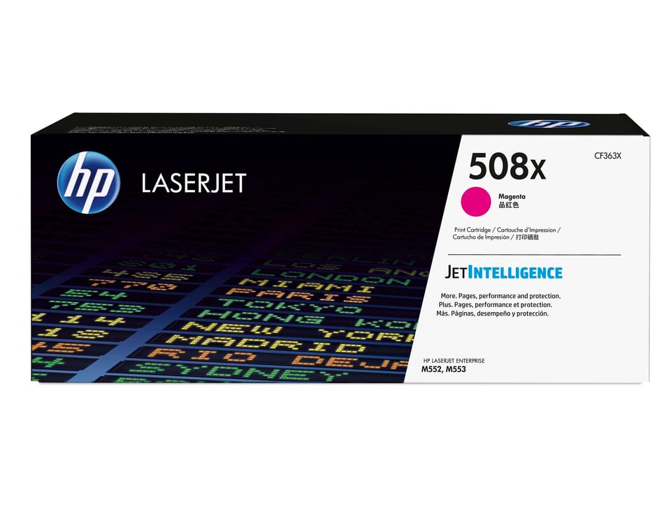 HP 508X originele high-capacity magenta LaserJet tonercartridge