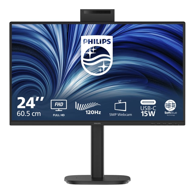 Philips 3000 series 24B2N3200JH/00 computer monitor 60,5 cm (23.8") 1920 x 1080 Pixels Full HD LCD Zwart