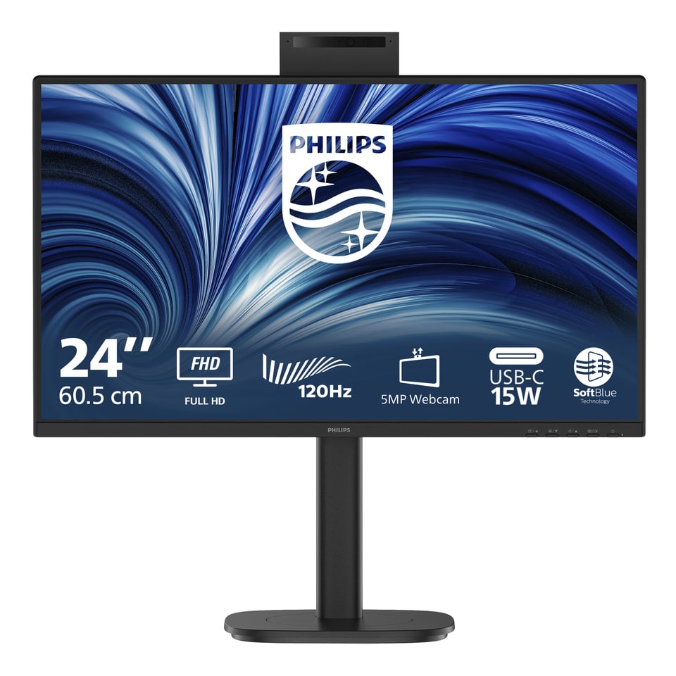 Philips 3000 series 24B2N3200JH/00 computer monitor 60,5 cm (23.8") 1920 x 1080 Pixels Full HD LCD Zwart
