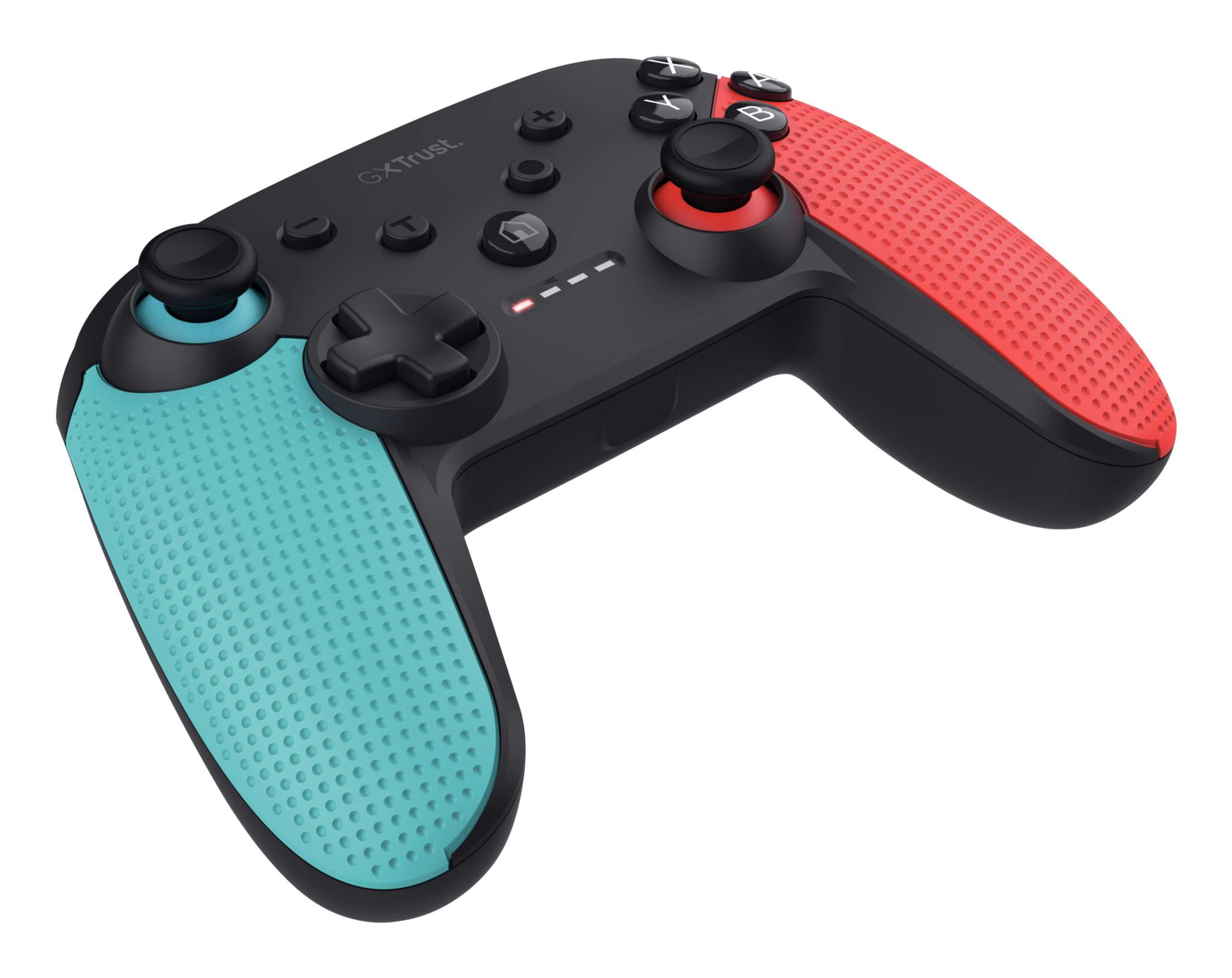 Trust GXT 1246B Muta Gamecontroller - Bluetooth gamecontroller – Voor Nintendo Switch – Oplaadbaar – Zwart/Blauw/Rood
