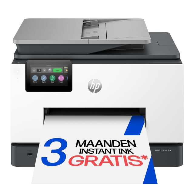 HP OfficeJet Pro 9132e Draadloos All-in-One Kleur Printer, Instant Ink; Dubbelzijdig printen