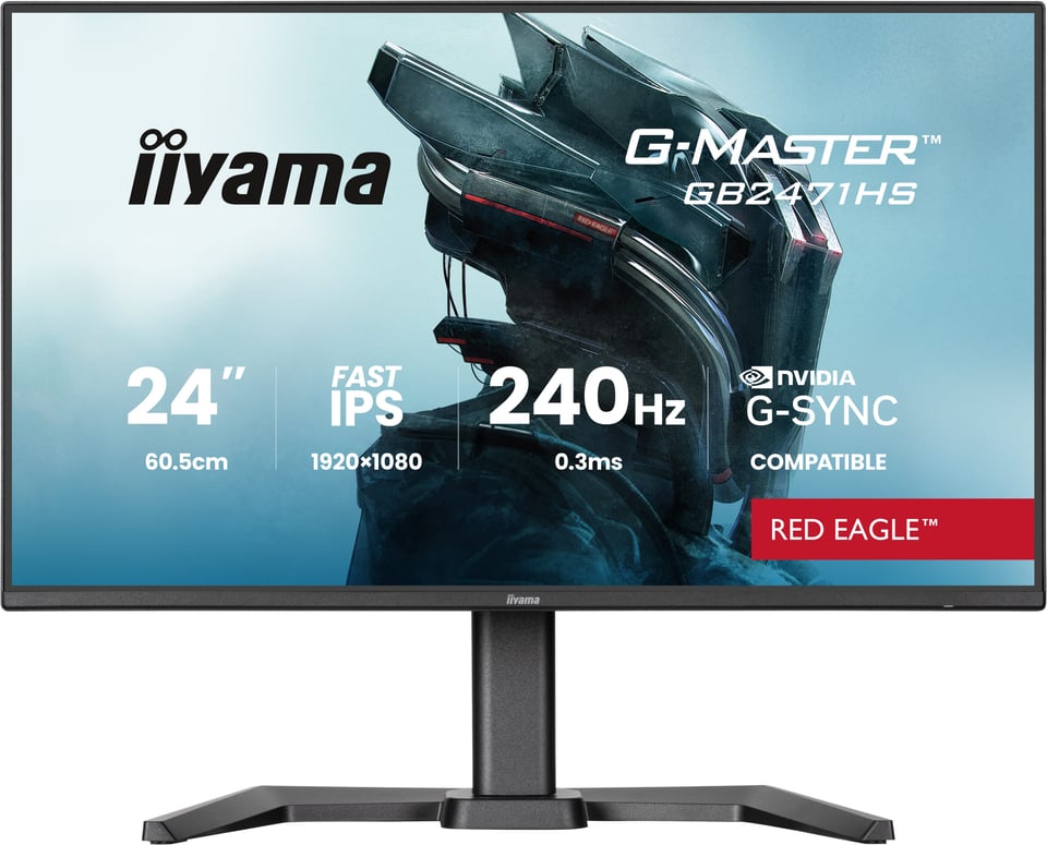 iiyama G-MASTER GB2471HS-B1 computer monitor 60,5 cm (23.8") 1920 x 1080 Pixels Full HD Zwart