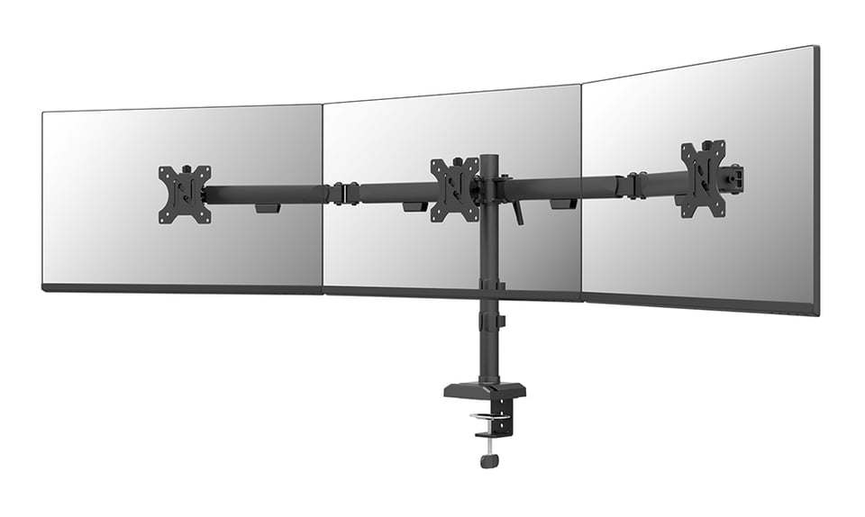 Neomounts DS60-600BL3 Monitorarm 10-27" - Quick-fix - 180°-stop