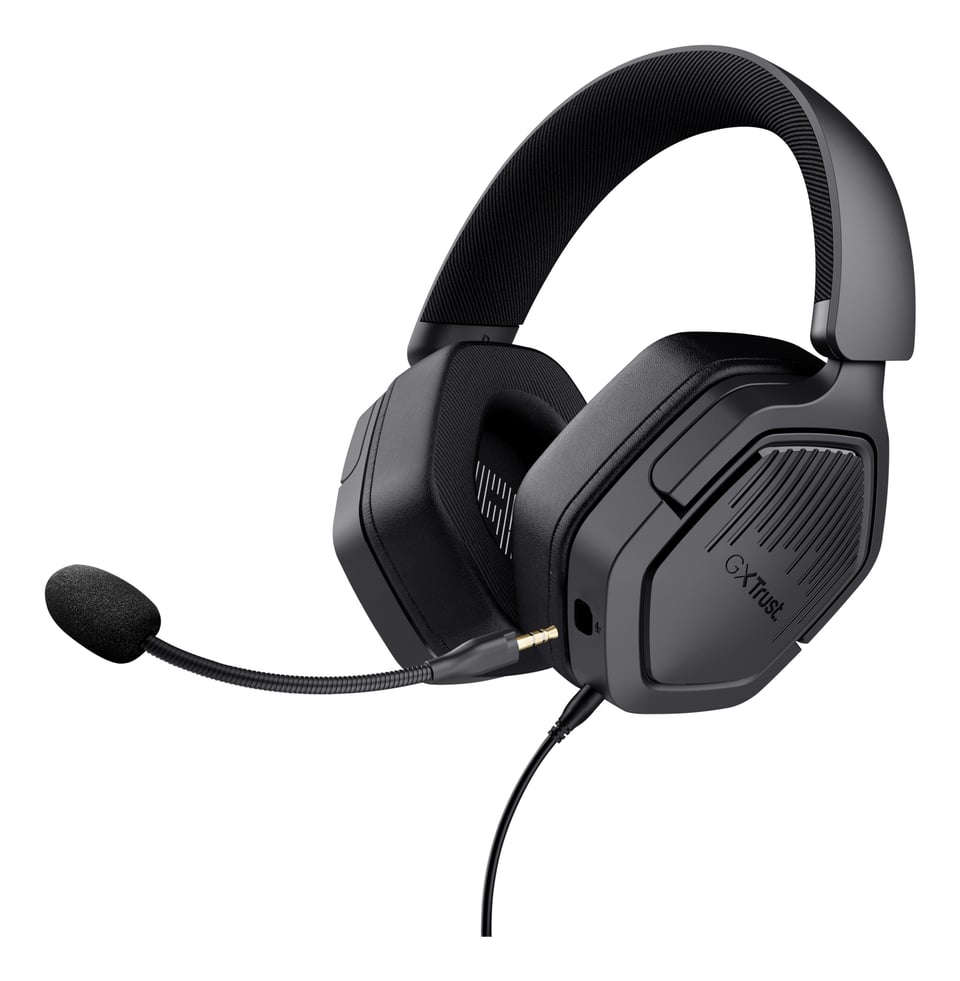 Trust GXT 492 Carus Gaming Headset - Bedrade gamingheadset – Afneembare microfoon – Over-ear ontwerp – Zwart