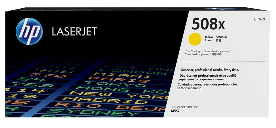 HP 508X toner Geel