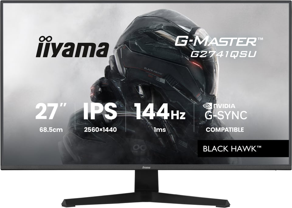 iiyama G-MASTER G2741QSU-B1 computer monitor 68,6 cm (27") 2560 x 1440 Pixels 4K Ultra HD QLED Zwart