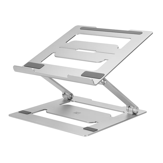 ACT Laptopstandaard aluminium, opvouwbaar, traploos