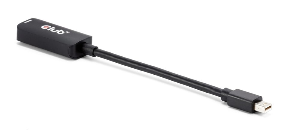 CLUB3D Mini DisplayPort™ 1.4 to HDMI™ 8K60Hz M/F Adapter