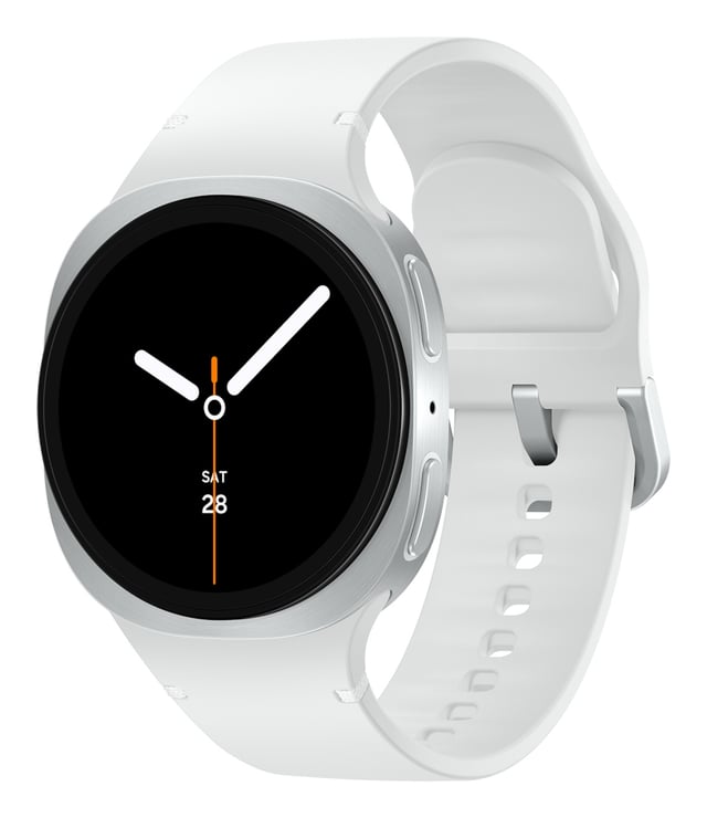 Samsung SM-L325FZSAEUB smartwatch & sportwatch 3,3 cm (1.3") AMOLED 40 mm Digitaal 438 x 438 Pixels Touchscreen 4G Zilver Wifi GPS