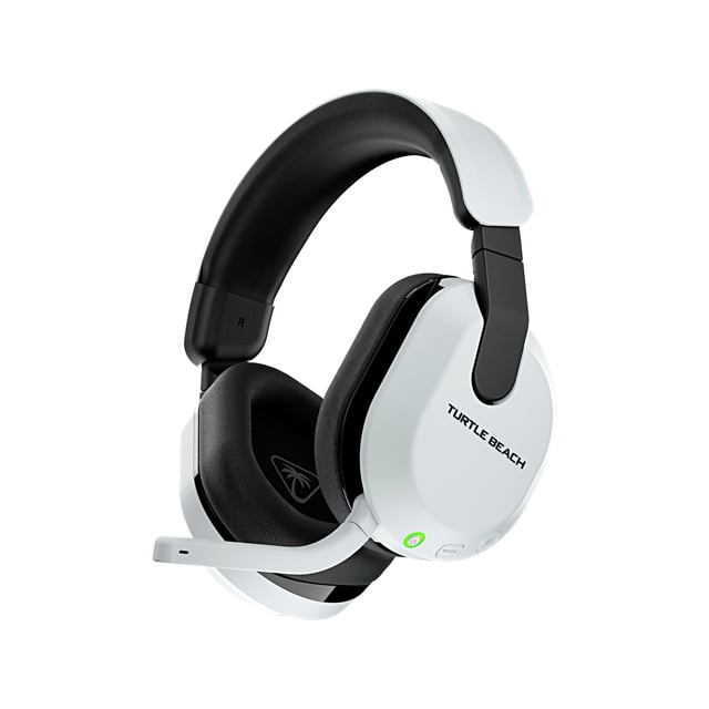 Turtle Beach Stealth 600 draadloze multiplatform-gamingheadset, PS5 en PC - Wit, PlayStation, Bluetooth, 50 mm-speakers, oplaadbare batterij (80 uur), ‘flip-to-mute’-microfoon, traagschuim
