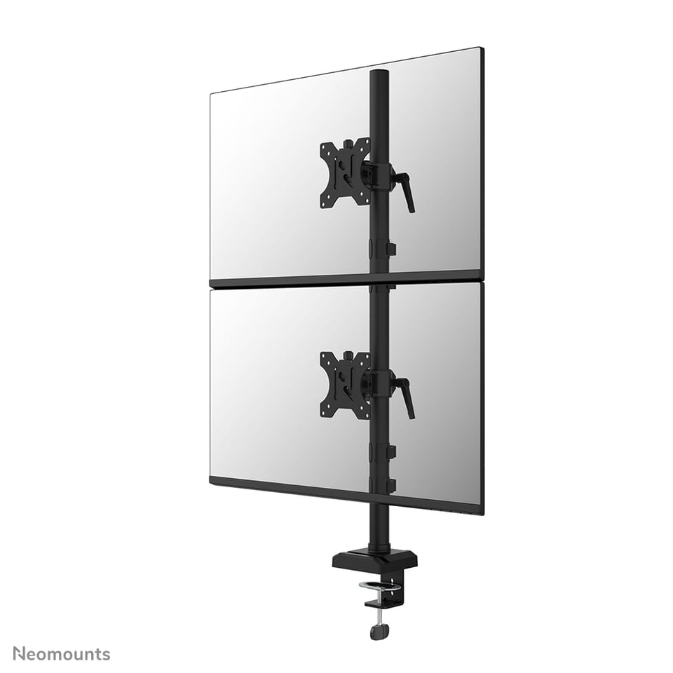 Neomounts DS60-600BL2V Monitorarm voor twee schermen 10-32"