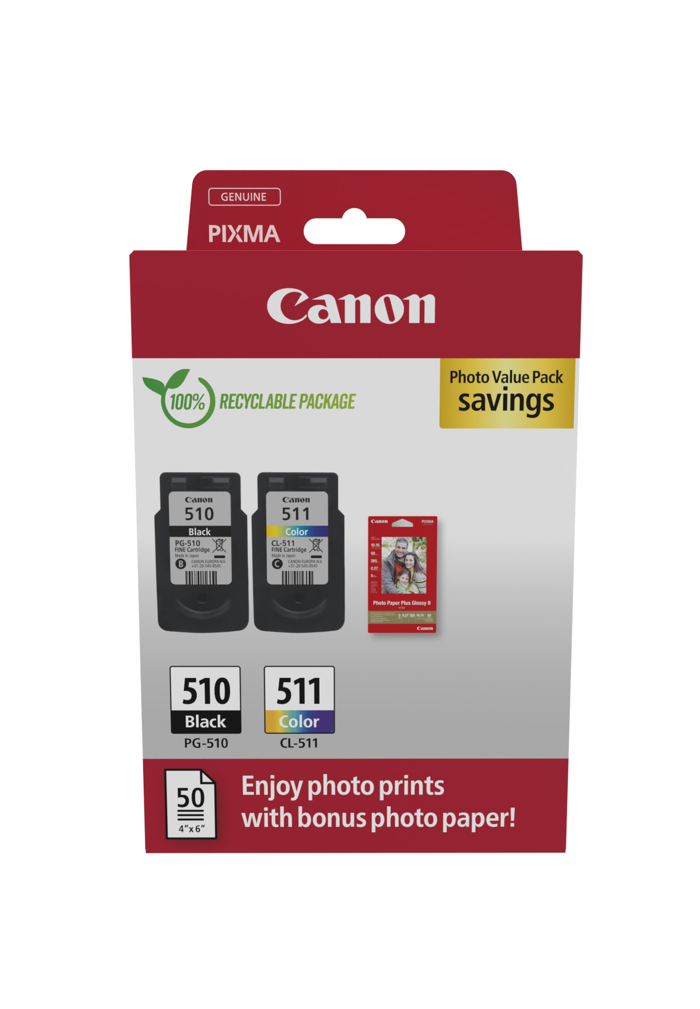 Canon 2970B017 inktcartridge Zwart, Cyaan, Magenta, G