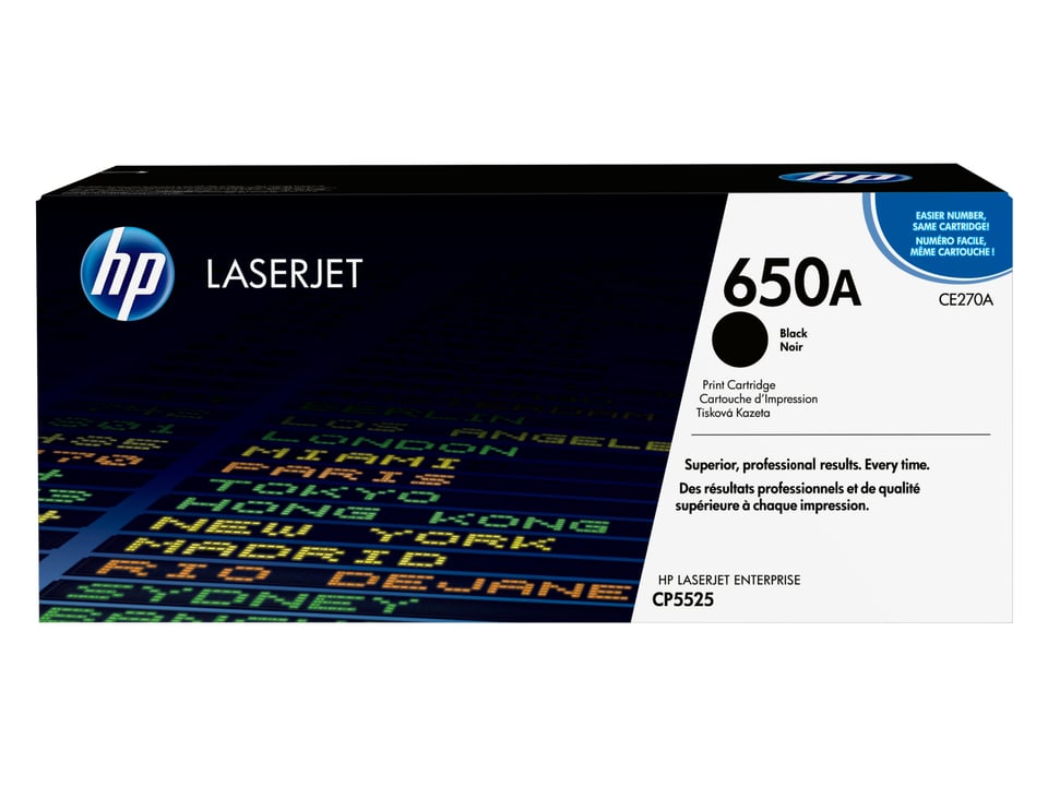 HP 650A originele zwarte LaserJet tonercartridge