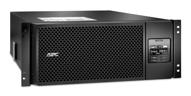 APC Smart-UPS On-Line SRT6KRMXLI - 6kW/VA, 6x C13 + 4x C19 + hardwire 1 fase uitgang, rackmountable, Embedded NMC