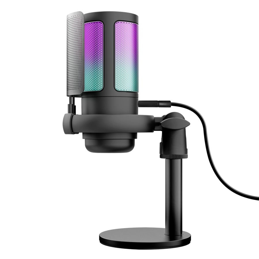Trust GXT 238 Auron Zwart Podcastmicrofoon