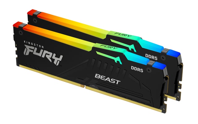 Kingston Technology FURY Beast 32GB 5200MT/s DDR5 CL40 DIMM (Kit van 2) RGB