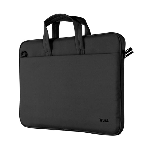 Trust Bologna 35,6 cm (14") Tas met bovensluiting Zwart