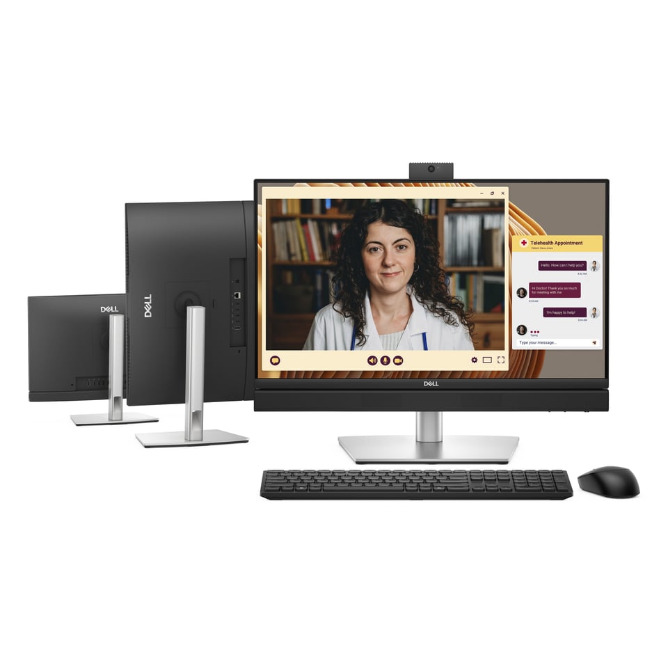 DELL Pro QC24251 Intel® Core™ i5 i5-14500T 61 cm (24") 1920 x 1080 Pixels Alles-in-één-pc 16 GB DDR5-SDRAM 512 GB SSD Windows 11 Pro Wi-Fi 6E (802.11ax) Zwart