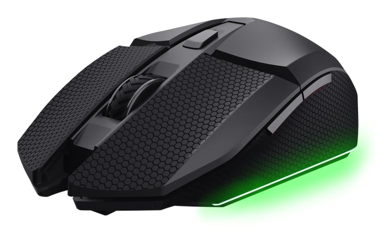 Trust GXT 122 Felox+ muis Gamen Rechtshandig RF-draadloos + Bluetooth Optisch 10000 DPI