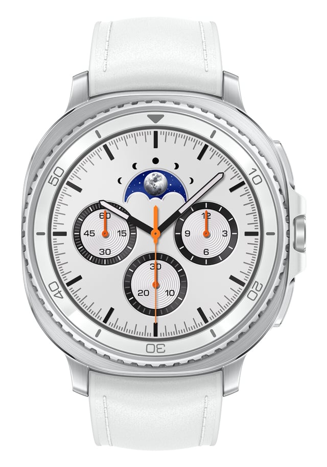 Samsung Galaxy Watch 8 Classic 3,3 cm (1.3") AMOLED 46 mm Digitaal 438 x 438 Pixels Touchscreen Zilver Wifi GPS