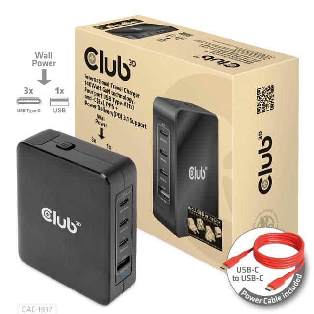 CLUB3D Internationale reislader