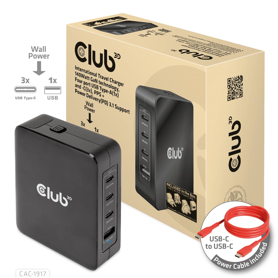 CLUB3D Internationale reislader