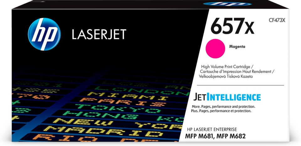 HP 657X originele high-capacity magenta LaserJet tonercartridge