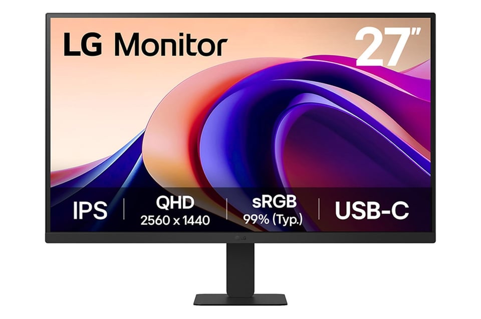 LG 27'' QHD Monitor computer monitor 68,6 cm (27") 2560 x 1440 Pixels Quad HD Zwart