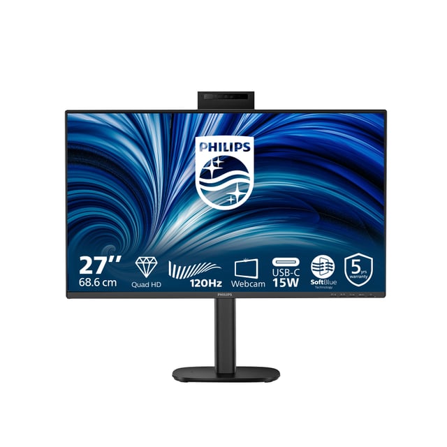 Philips 27B2N3500JH computer monitor 68,6 cm (27") 2560 x 1440 Pixels Quad HD LCD Zwart