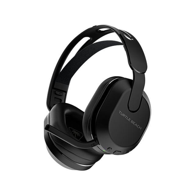 Turtle Beach Stealth 500 draadloze gamingheadset, PC, PS5, PS4 en mobiel - Zwart, PlayStation, PS4, Bluetooth, 40 mm-speakers, batterij (40 uur), ‘flip-to-mute’-functie, traagschuim, lichtgewicht