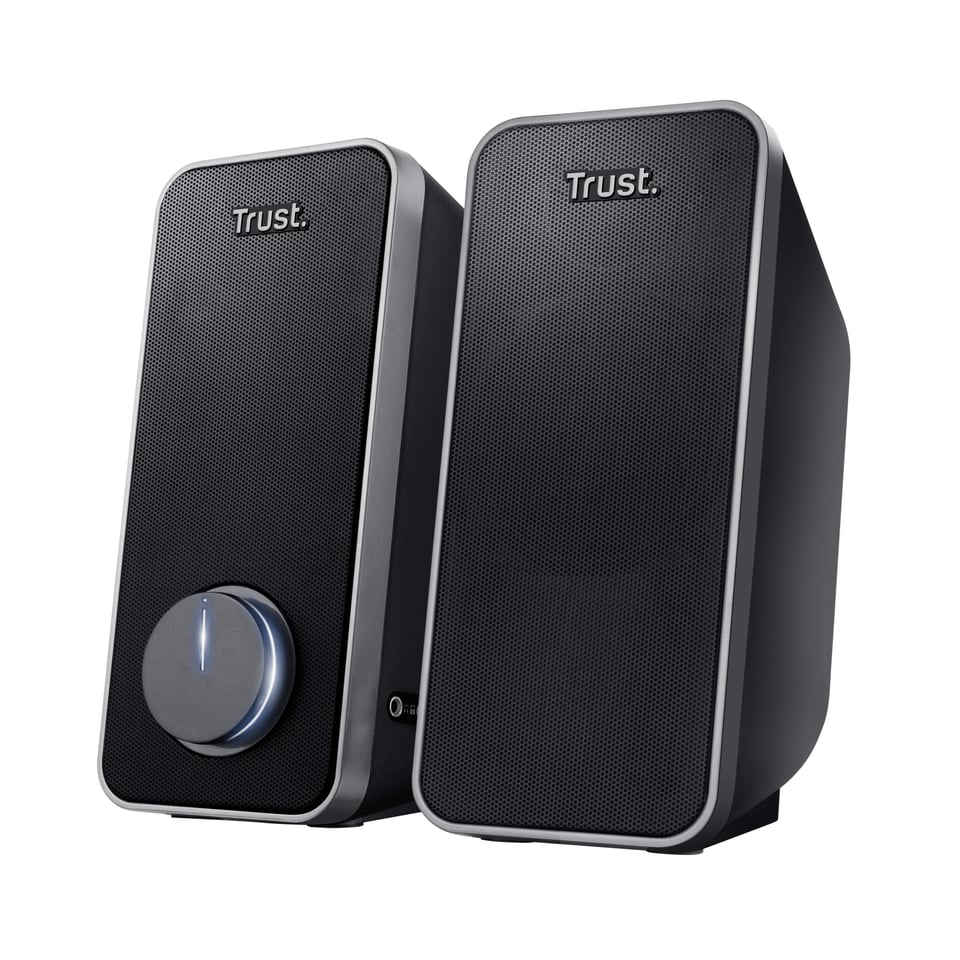 Trust Arys 2.0 Speaker Set - PC speakers – luidsprekerset – voor pc en laptop – zwart