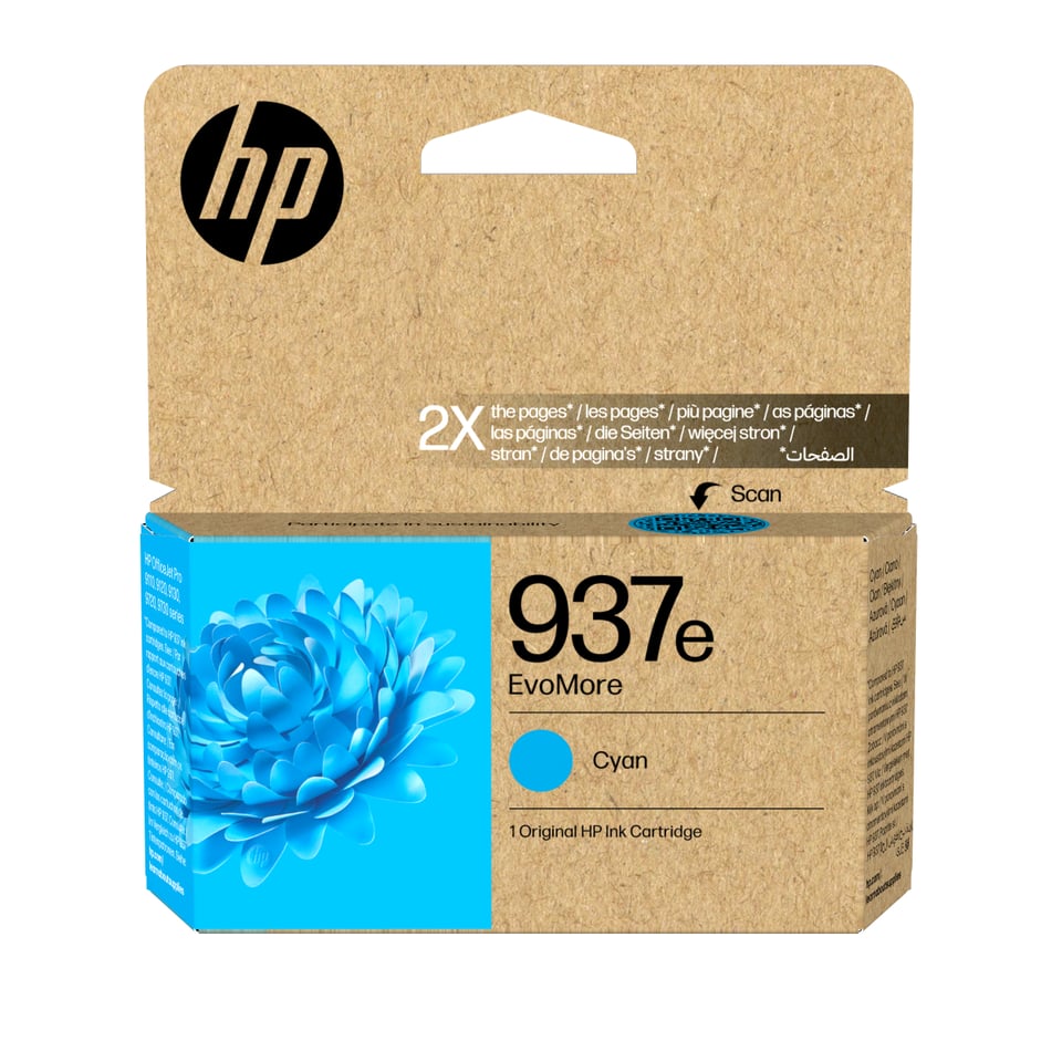 HP 937e inktcartridge Cyaan