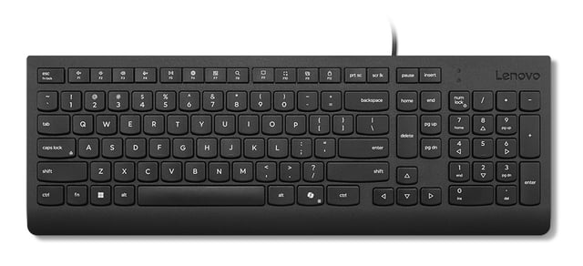 Lenovo 4Y41R64672 toetsenbord Thuis/Werk USB Amerikaans Engels Zwart