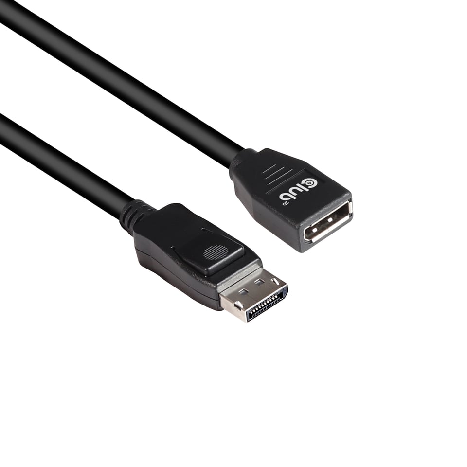 CLUB3D DisplayPort 1.4 HBR3 Extension kabel 8K60Hz M/F 2m/