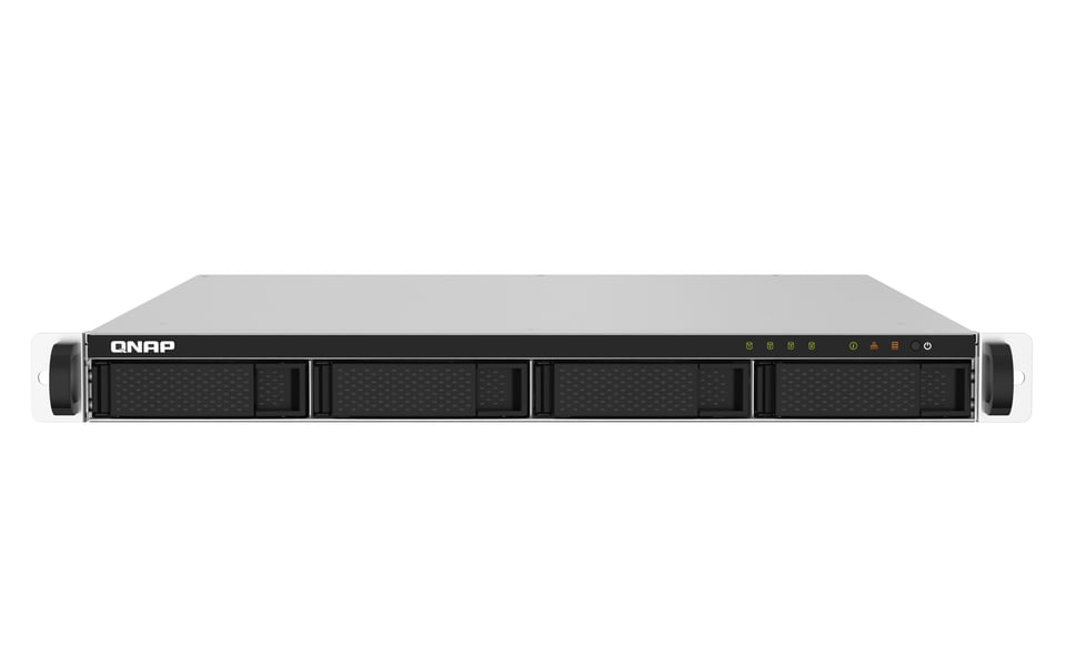 QNAP TS-432PXU-RP NAS Rack (1U) Annapurna Labs Alpine AL-324 2 GB DDR4 0 TB Zwart