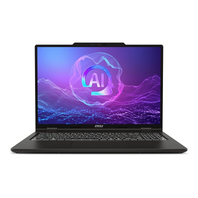 MSI Venture 16 AI A2HMG-066NL Intel Core Ultra 7 255H Laptop 40,6 cm (16") 2K Ultra HD 32 GB DDR5-SDRAM 1 TB SSD Wi-Fi 6E (802.11ax) Windows 11 Pro Grijs