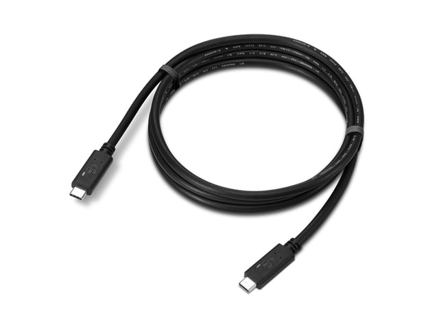 Lenovo 4X91U92143 USB-kabel USB4 Gen 2x2 1,5 m USB C 20 Gbit/s Zwart