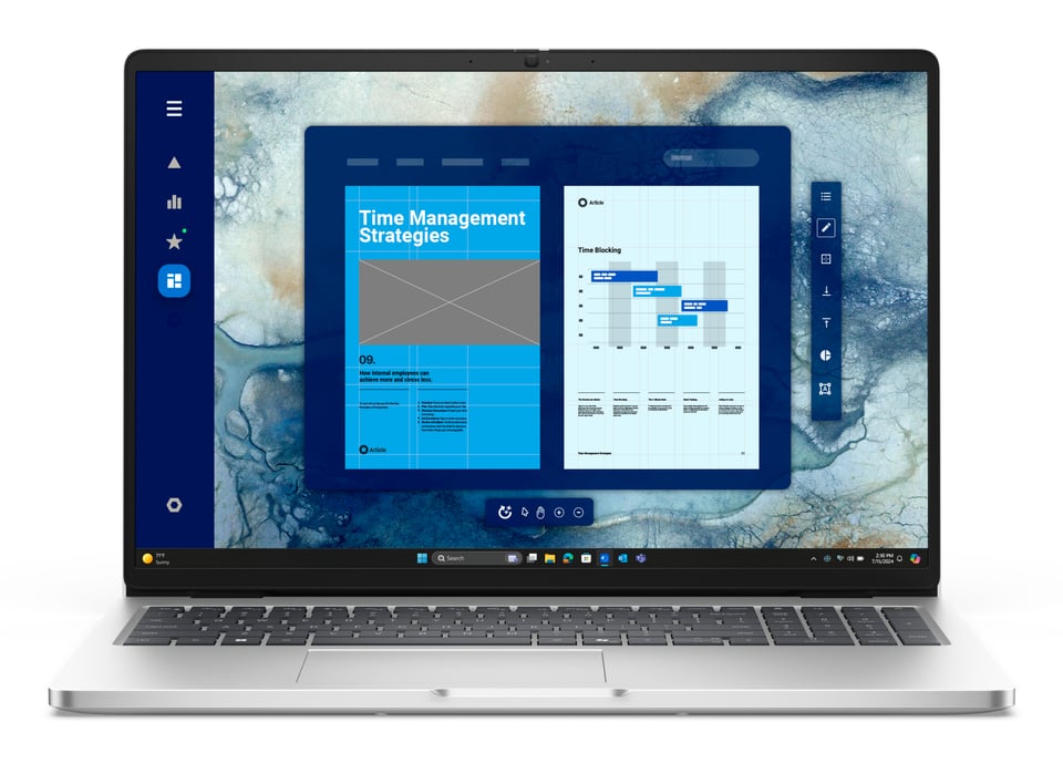 DELL Pro 16 PC16250 Intel Core Ultra 5 235U Laptop 40,6 cm (16") Full HD+ 16 GB DDR5-SDRAM 512 GB SSD Wi-Fi 6E (802.11ax) Windows 11 Pro Platina AZERTY Belgisch