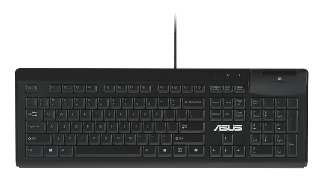 ASUS Smart Card Keyboard KU100 toetsenbord Thuis/Werk USB Zwart