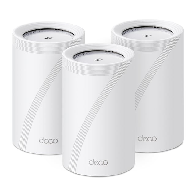 TP-Link Deco BE68 (3-pack) Tri-band (2,4 GHz / 5 GHz / 6 GHz) Wi-Fi 7 (802.11be) Wit Intern